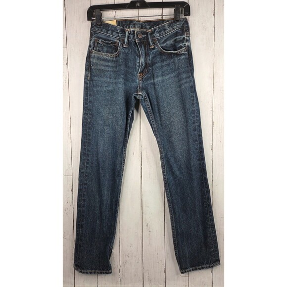 Abercrombie Kids Size 14 The A&F Skinny Blue Denim Jeans Youth EUC - Picture 1 of 11